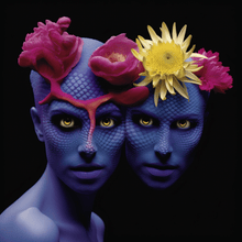 Baris Gencel "Faces Species" Pink Twin