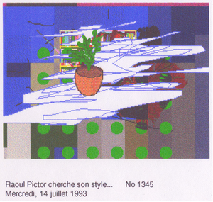 Raoul PIctor "Raoul Pictor cherche son style June 93"  Green