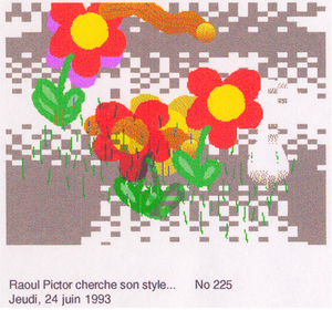 Raoul PIctor "Raoul Pictor cherche son style June 93" Flowers