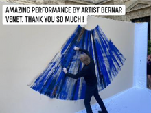 Bernar Venet "Installation perfomance"