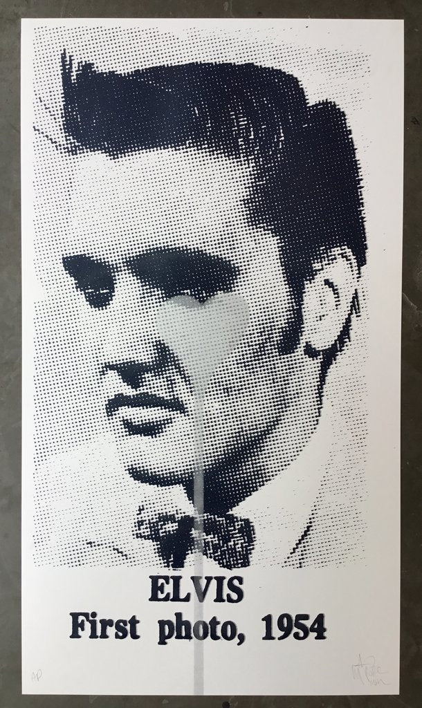Elvis first photo Silver