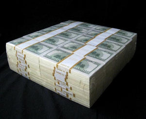 In God we trust "$ One million cash"