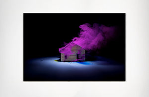 House plate purple
