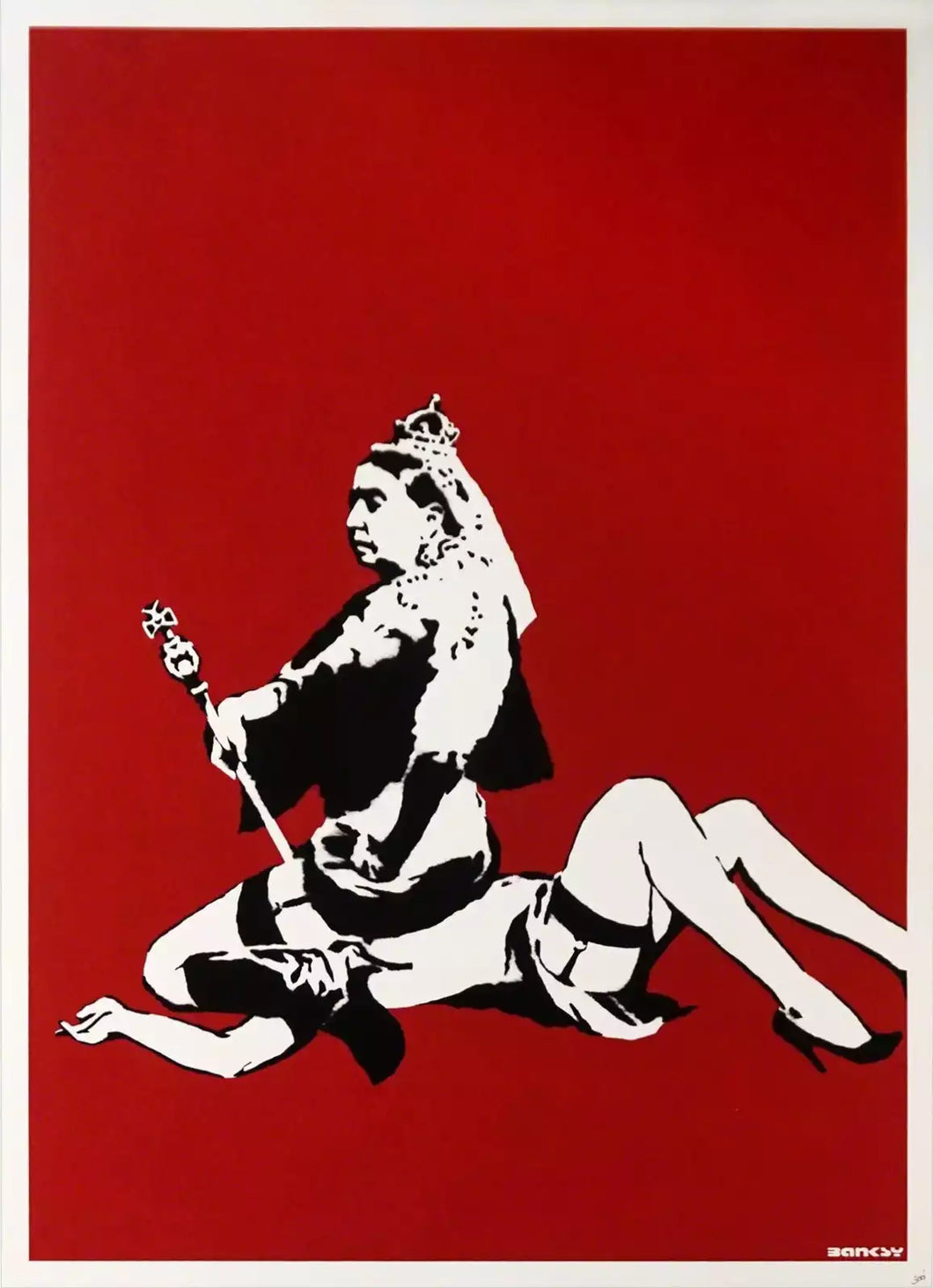 Banksy Queen Victoria