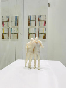 Yuval Shaul Me Myself Black White sculpture